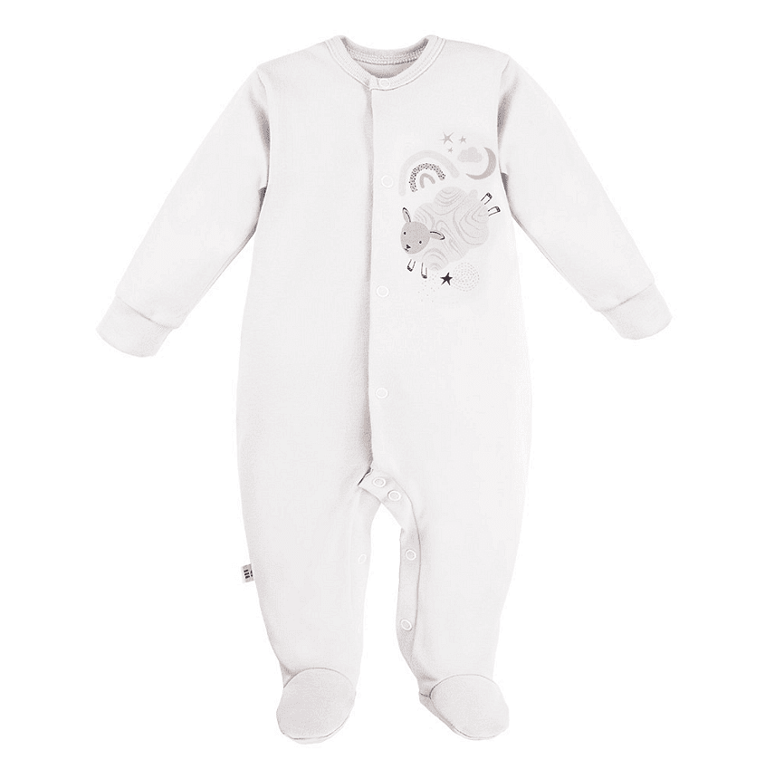 Бебешки Гащеризон Mellow С Дълъг Ръкав White 56 См. Eevi