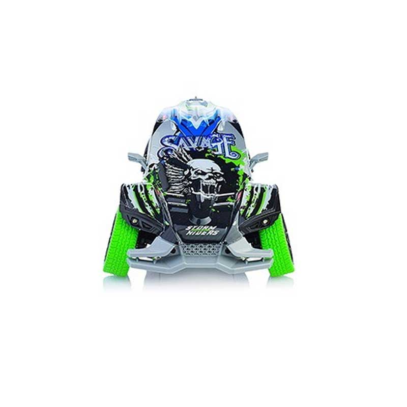 Екшън Кола С 3 Гуми, Димен Ефект, Музика И Светлини, Rc 1:16