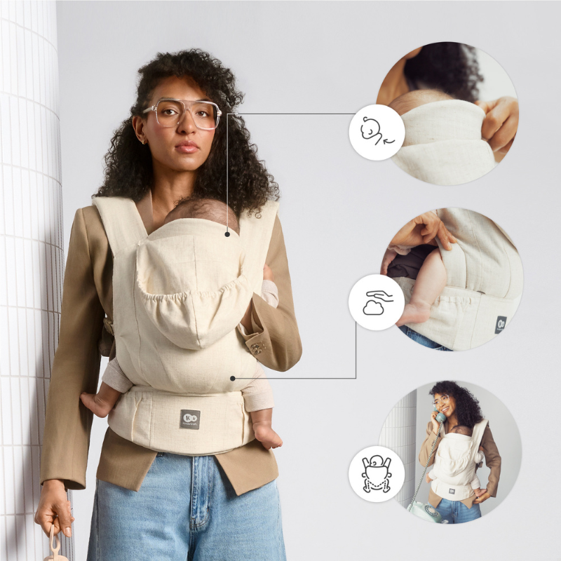 Elara Ергономична Раница Beige Kinderkraft