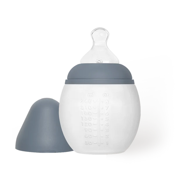 Бебешко Шише Anti Colic 240 Мл. Medium Flow Blue Grey Élhée