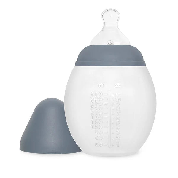 Бебешко Шише Anti Colic 330 Мл. Medium Flow Blue Grey Élhée
