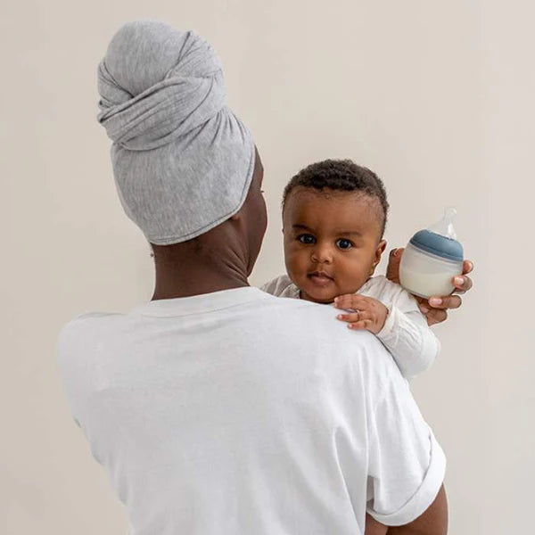 Бебешко Шише Anti Colic 330 Мл. Medium Flow Blue Grey Élhée