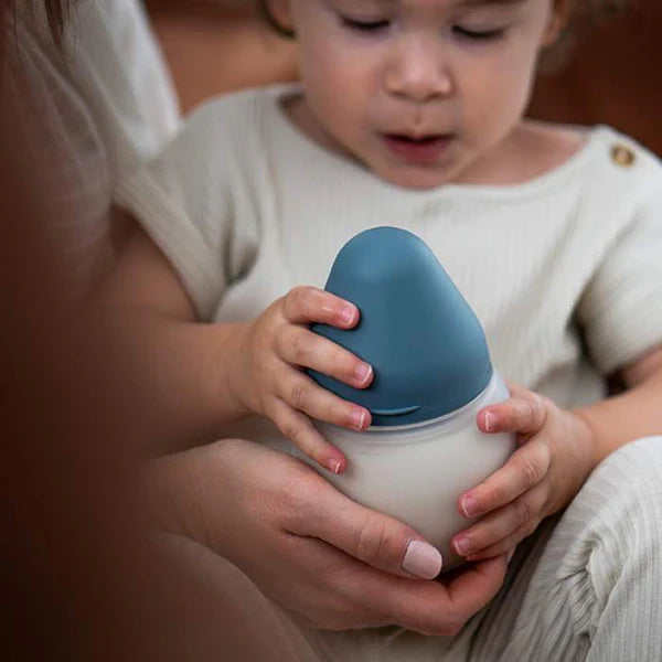 Бебешко Шише Anti Colic 330 Мл. Medium Flow Blue Grey Élhée