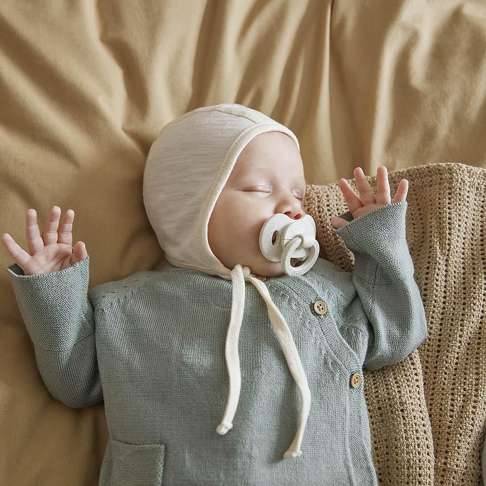 Бамбукова Залъгалка Newborn 0 6м. Vanilla White Latex Elodie