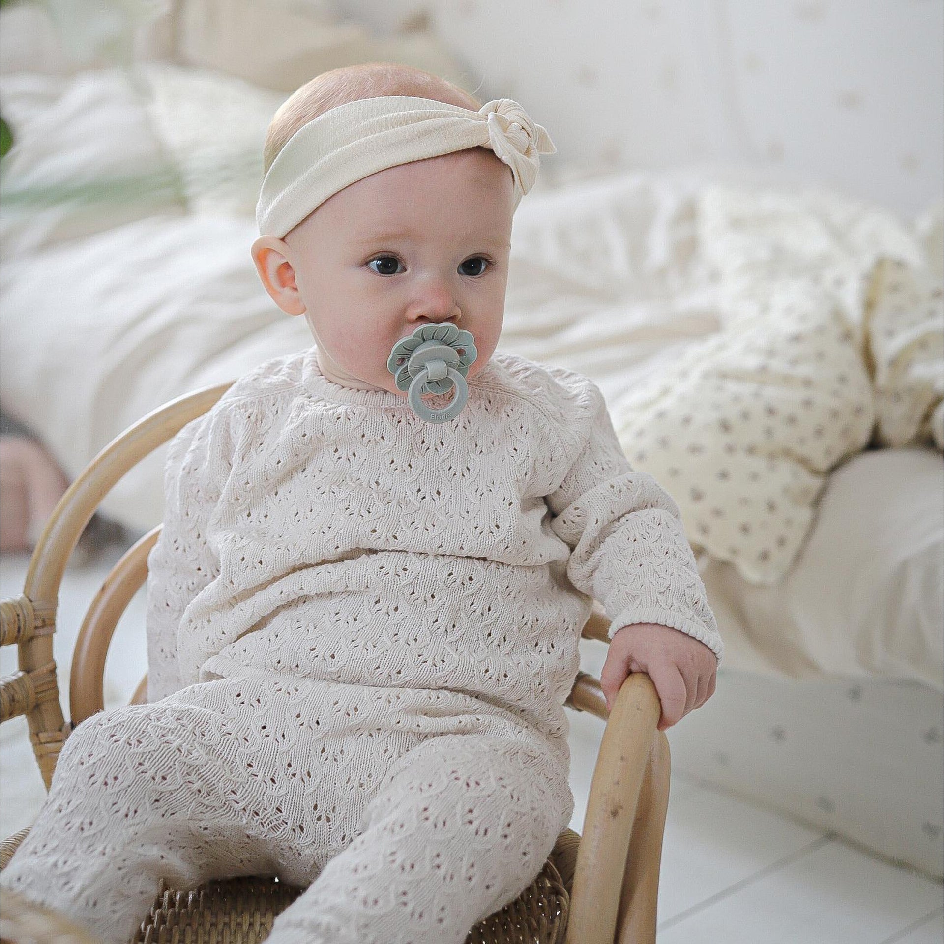Бебешка Залъгалка Binky Bloom 3+ М. Mineral Green Elodie