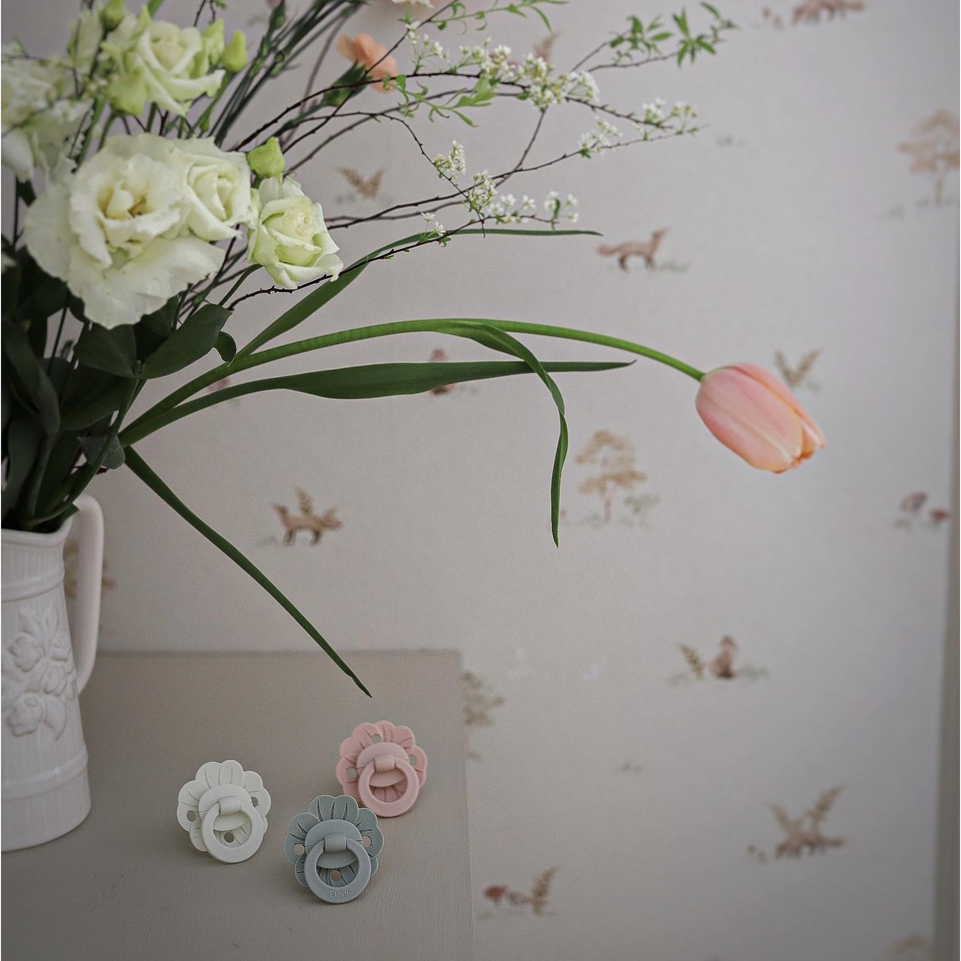 Бебешка Залъгалка Binky Bloom 3+ М. Mineral Green Elodie