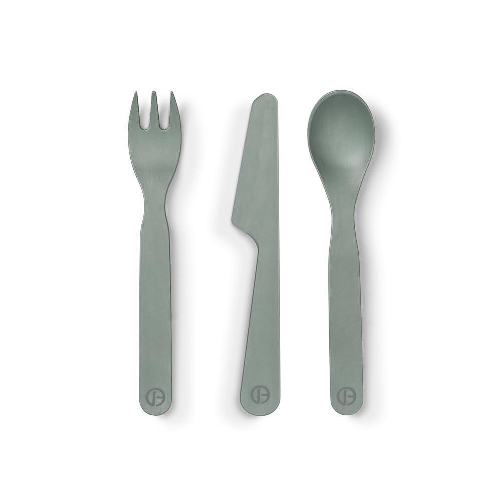 Прибори За Хранене Pla Pebble Green Elodie