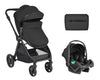 Комбинирана Количка 3в1 Трансф. Седалка Eloe Black Kikkaboo