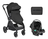 Комбинирана Количка 3в1 Трансф. Седалка Eloe Black Kikkaboo