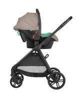 Комбинирана Количка 3в1 Трансф. Седалка Eloe Dark Beige Kikkaboo