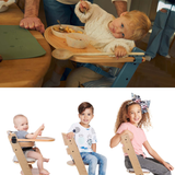 Столче За Хранене + Възглавница Enock Nordic Breeze Kinderkraft