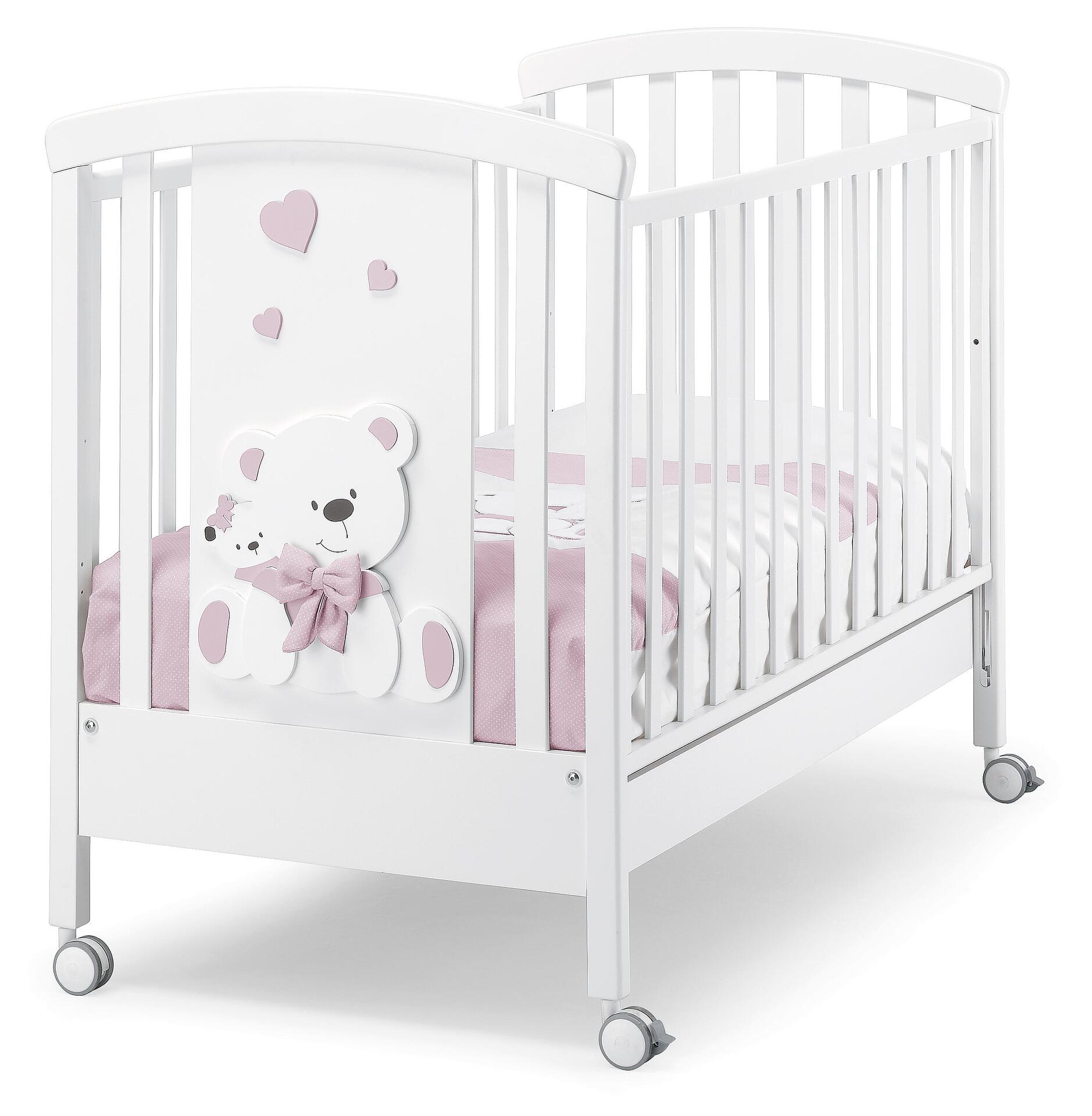 Erbesi Tato Bianco Rosa fából készült gyerekágy