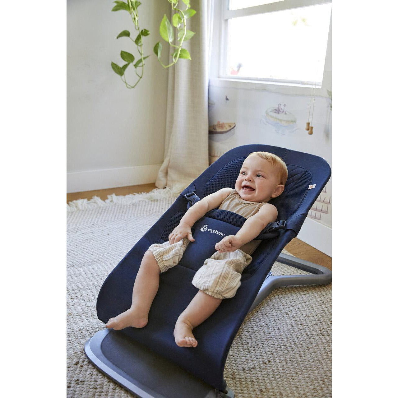 Бебешки Шезлонг 3в1 Evolve Midnight Blue 2313 Ergobaby