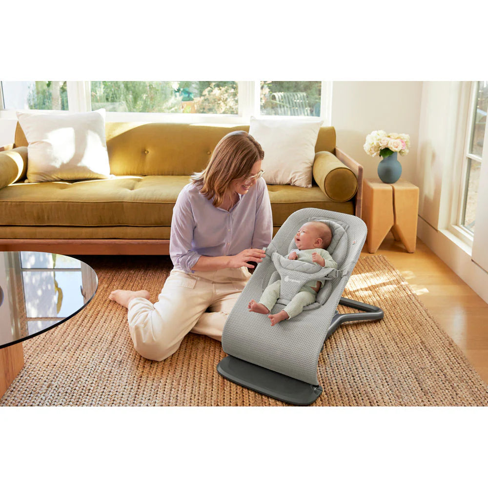 Бебешки Шезлонг 3в1 Evolve Mesh Light Grey Ergobaby