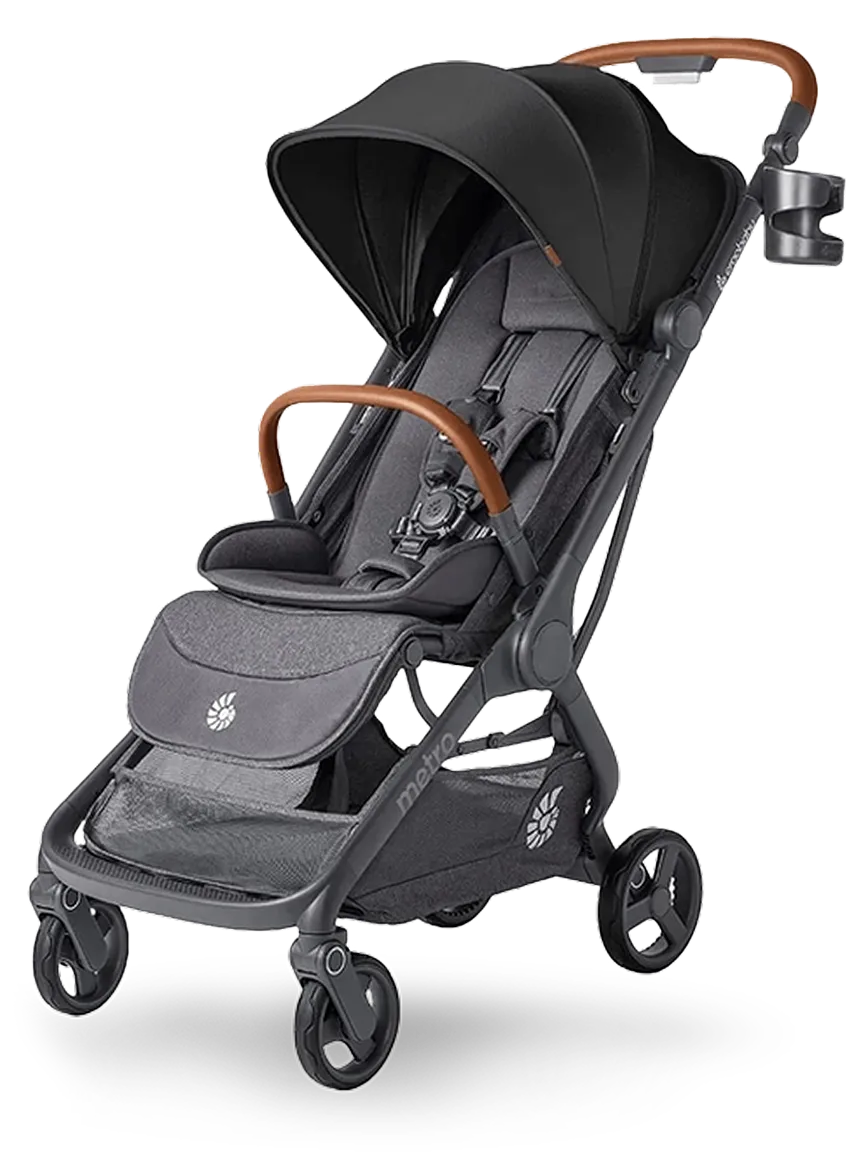 Детска Лятна Количка Metro 3 Deluxe Jet Black Ergobaby