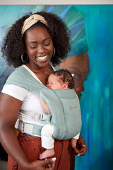 Ergonomikus hordozó Embrace Soft Air Mesh Sage Ergobaby