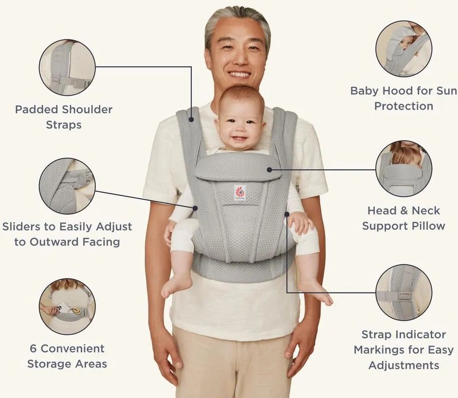 Ергономична Раница Omni Classic Mesh Camel Ergobaby