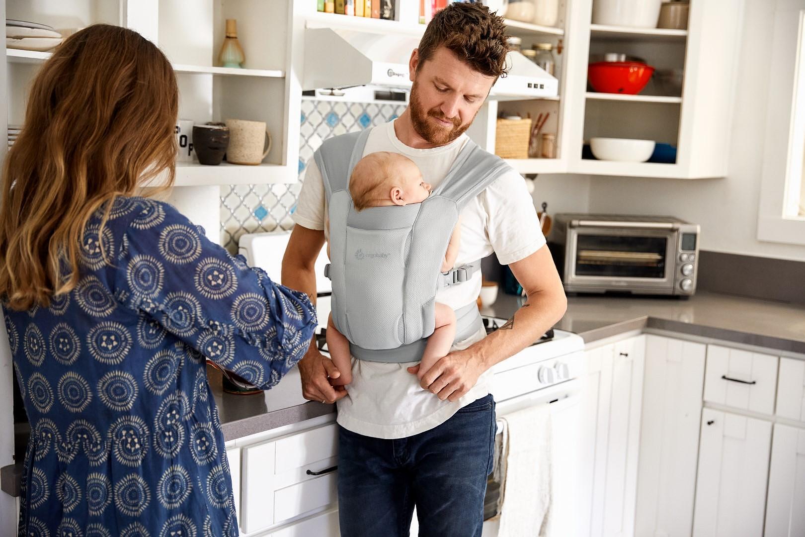 Ергономична Раница За Бебе Embrace Soft Air Soft Grey Ergobaby