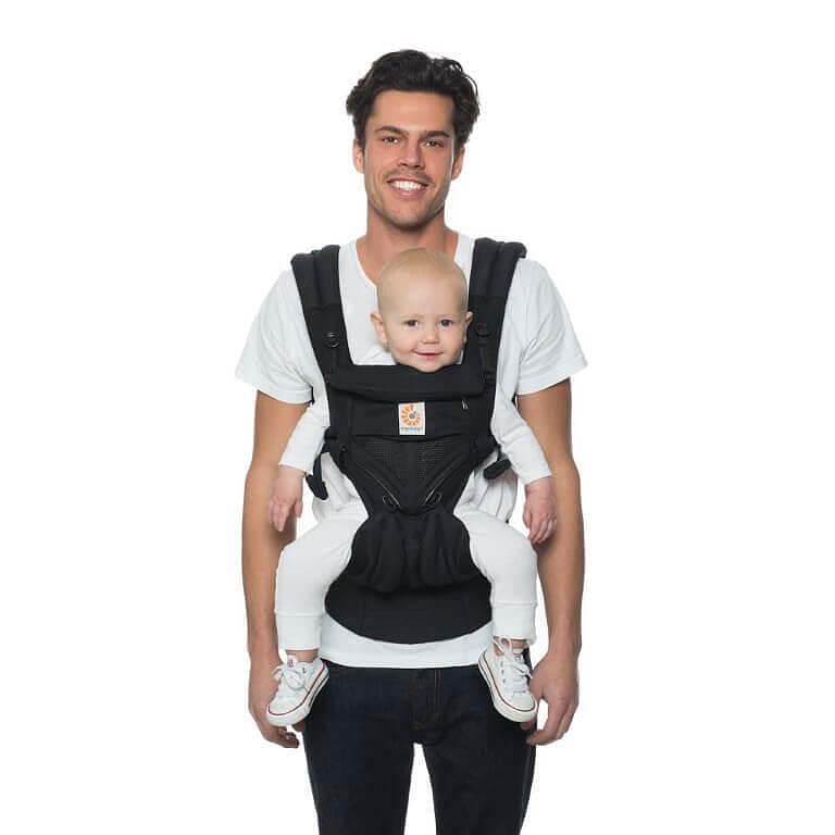 Ергономична Раница За Бебе Omni 360 Cool Air Onyx Black Ergobaby