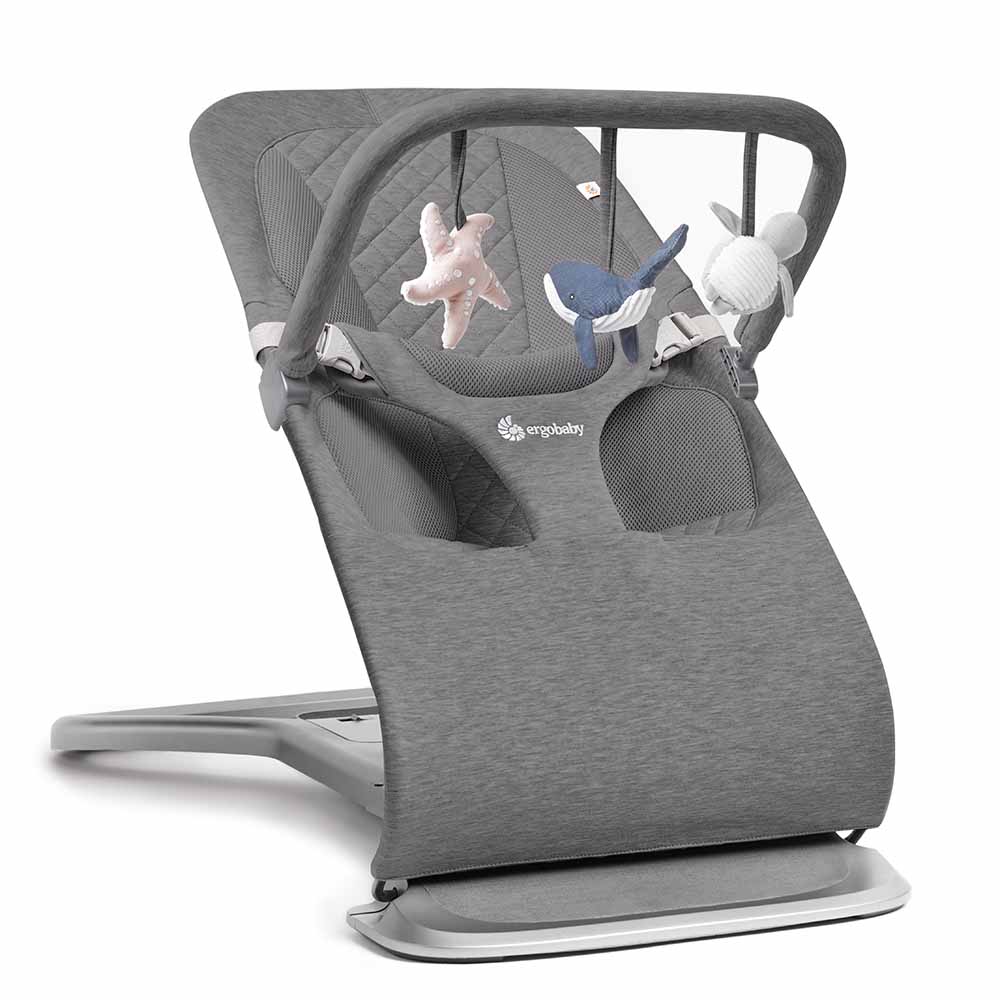 Гриф С Играчки За Шезлонг Evolve Charcoal Grey Ergobaby