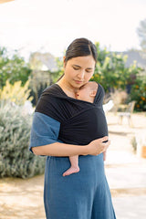 Слинг За Бебе Aura Pure Black Ergobaby