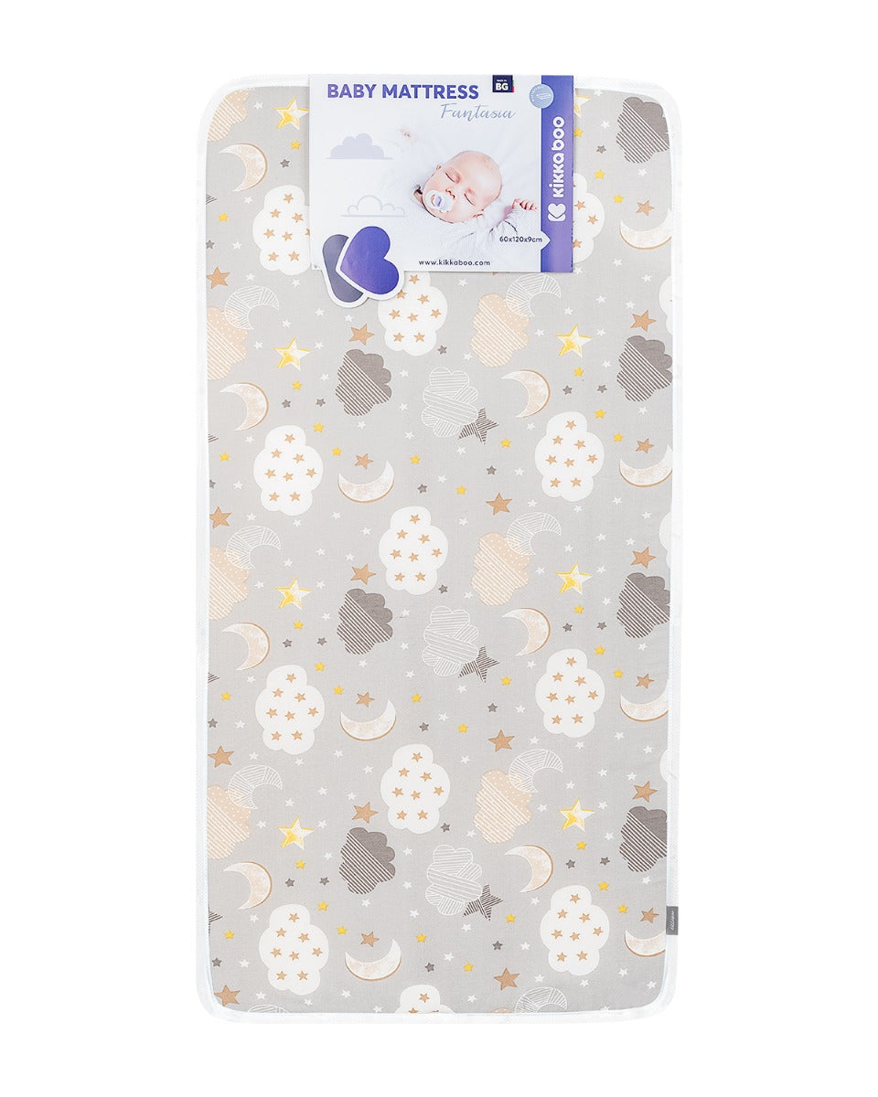 Матрак Fantasia 60X120X9См Clouds Grey --- BebeMama