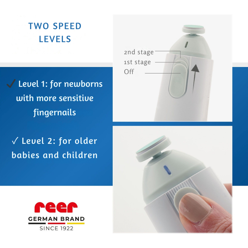 81100 Babycare Електрическа Пила За Нокти Reer