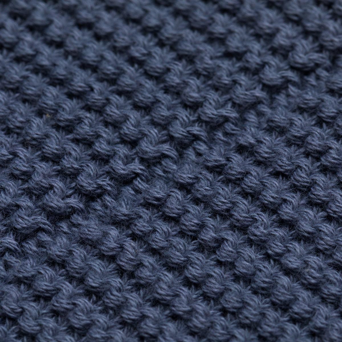 Fillikid Бебешко Плетено Одеяло - 100% Био Памук (100X80 См) - Blue