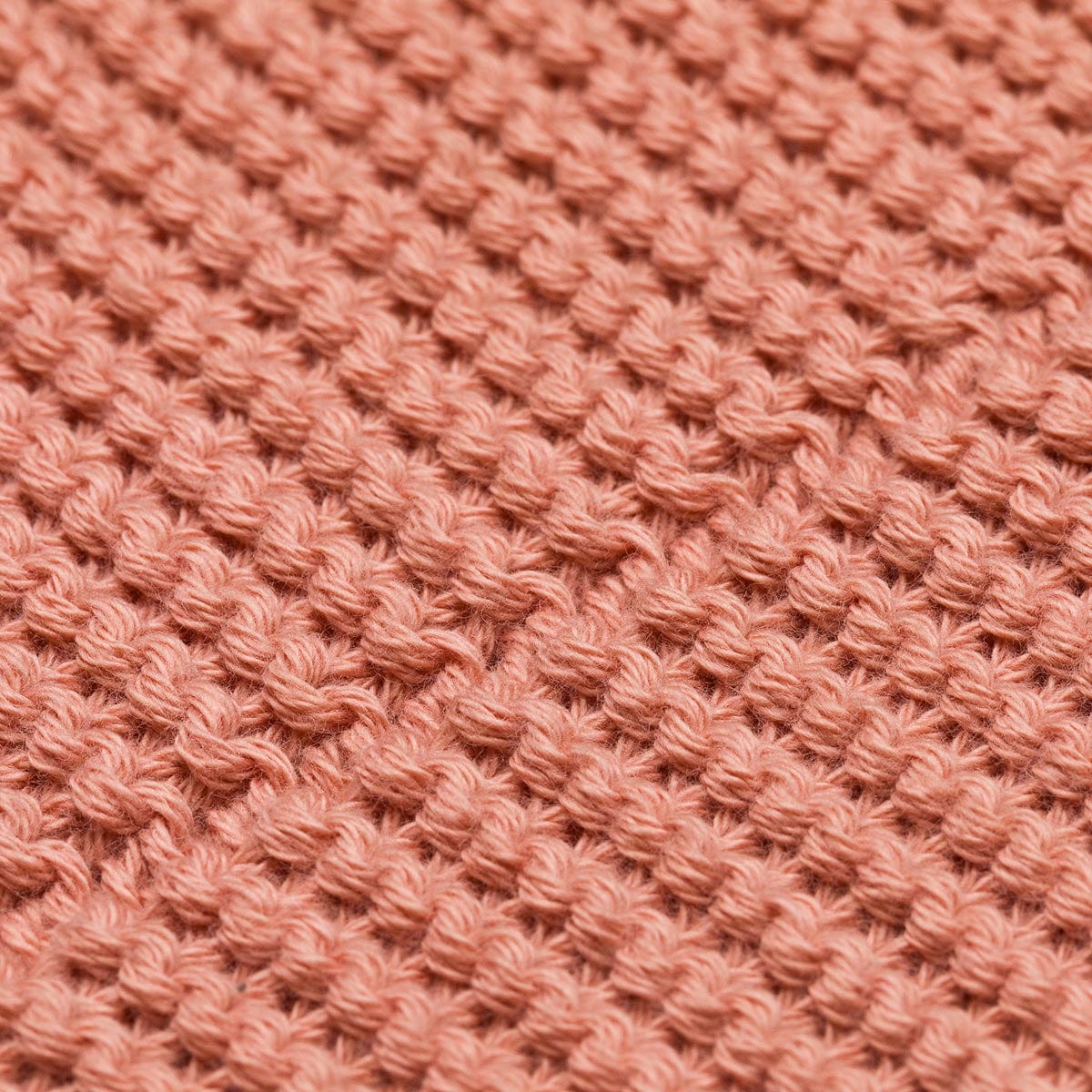 Fillikid Бебешко Плетено Одеяло - 100% Био Памук (100X80 См) - Pink