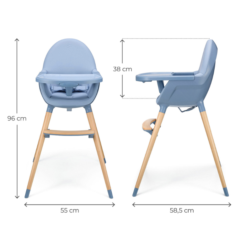 Fini 2 Столче За Хранене Nordic Breeze Kinderkraft