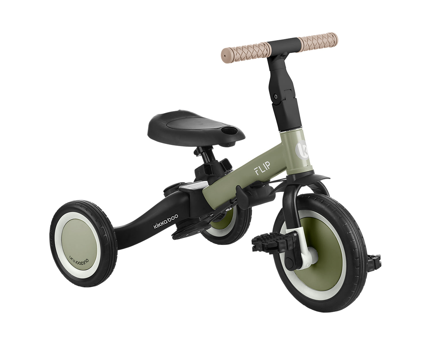 Триколка 4В1 Flip Army Зелен --- BebeMama