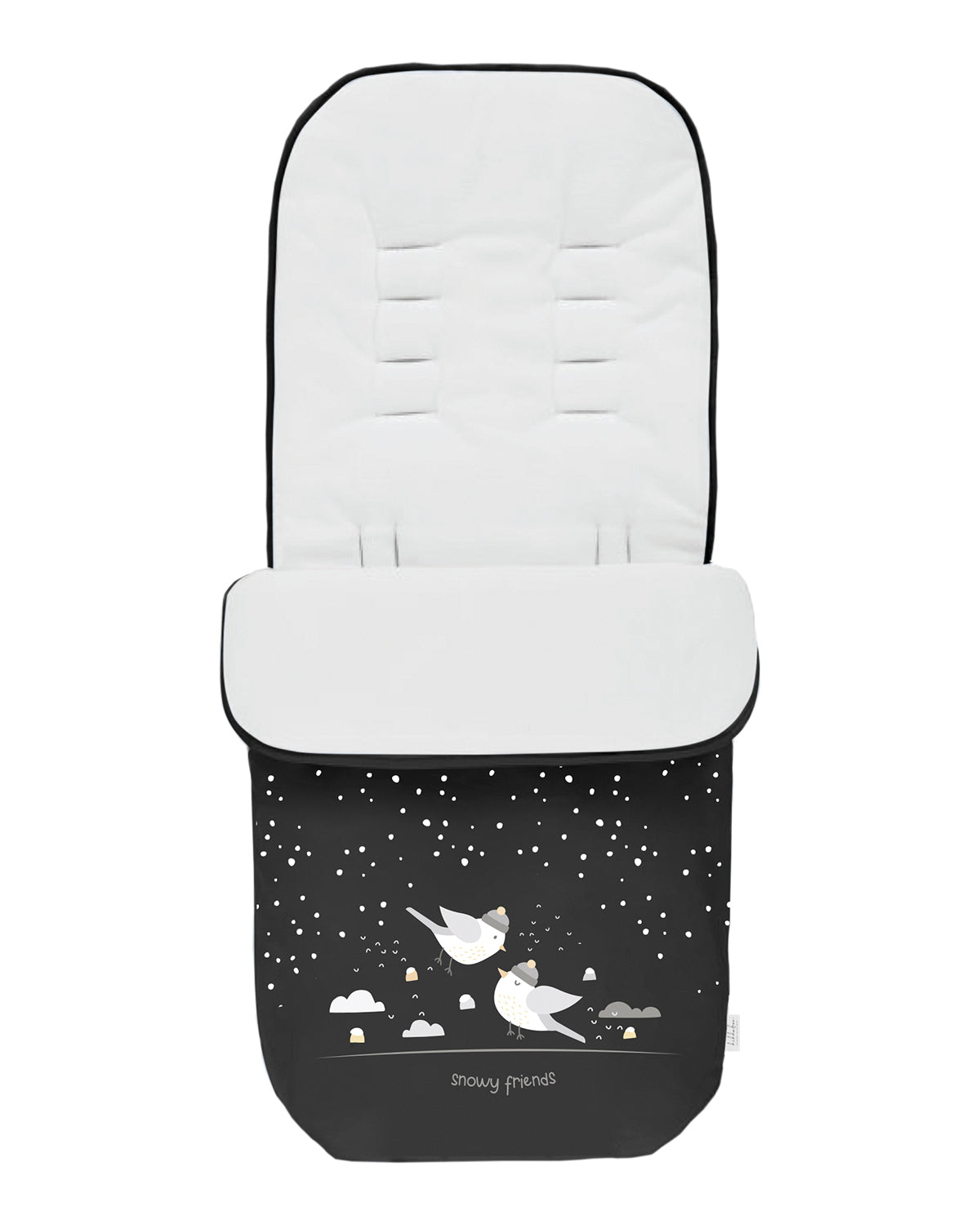 ham în 3 sau 5 puncte. Geantă pentru cărucior Polar Snowy Friends