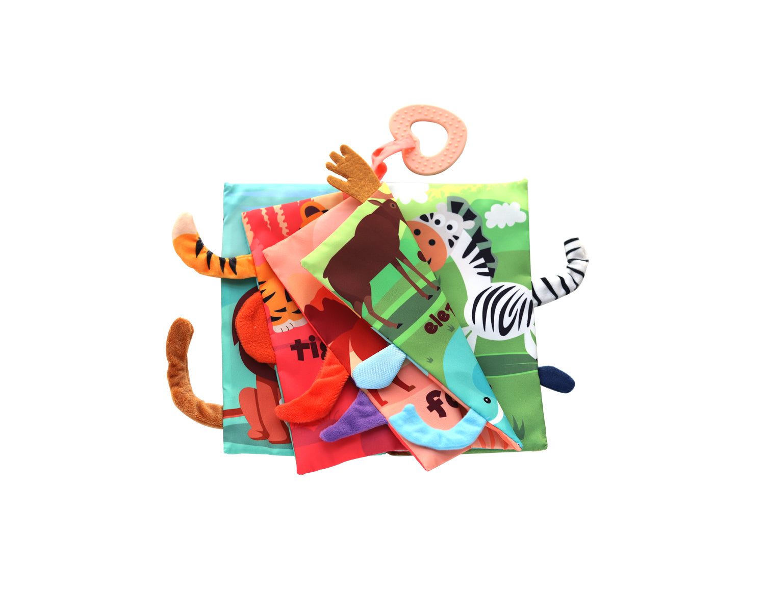 Образователна Текстилна Книжка С Чесалка Forest Animals --- BebeMama