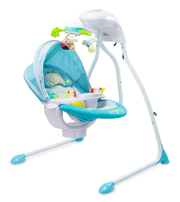 Електрически Шезлонг И Люлка Bugies Blue Caretero --- BebeMama