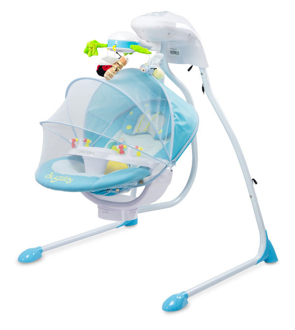 Електрически Шезлонг И Люлка Bugies Blue Caretero --- BebeMama