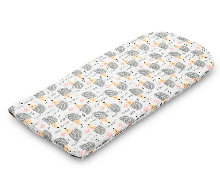 Гнездо Baby Nest Minky – Hedgehogs Gray --- BebeMama