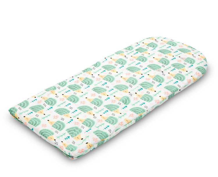 Гнездо Baby Nest Minky – Hedgehogs Mint --- BebeMama