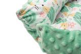 Гнездо Baby Nest Minky – Hedgehogs Mint --- BebeMama