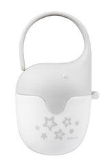 Cutie pentru suzetă Babyono Elephant Grey