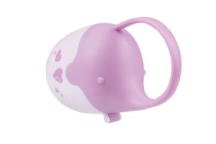 Cutie pentru suzetă Babyono mov cu elefant