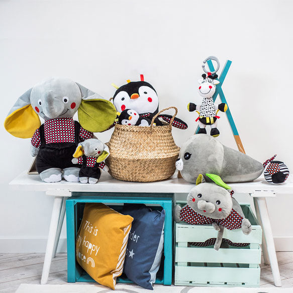 Мека Топка За Бебета Contrast C-More Collection Babyono --- BebeMama