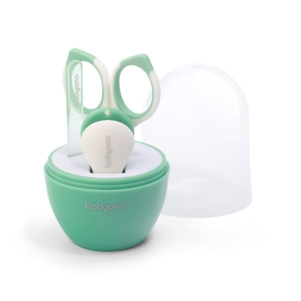 Set de îngrijire a unghiilor Babyono Verde