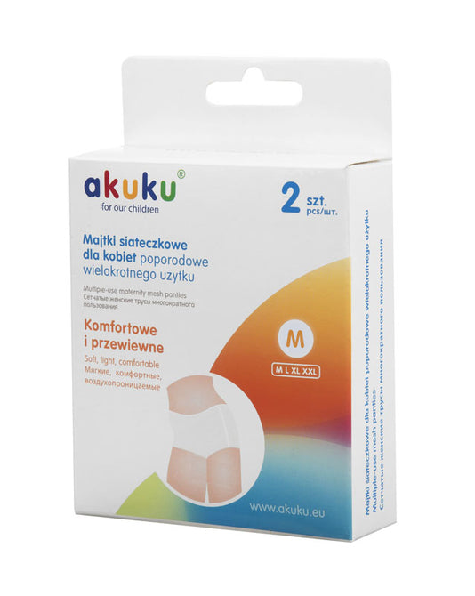Мрежести Панталони За Бременни За Многократна Употреба Размер M- 2 Бр.