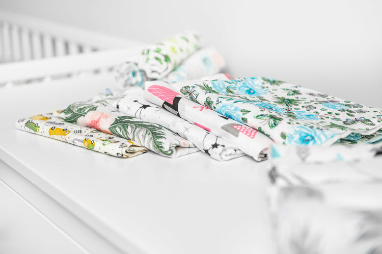 Муселинова Пелена 70X80 – Сиви Точки --- BebeMama