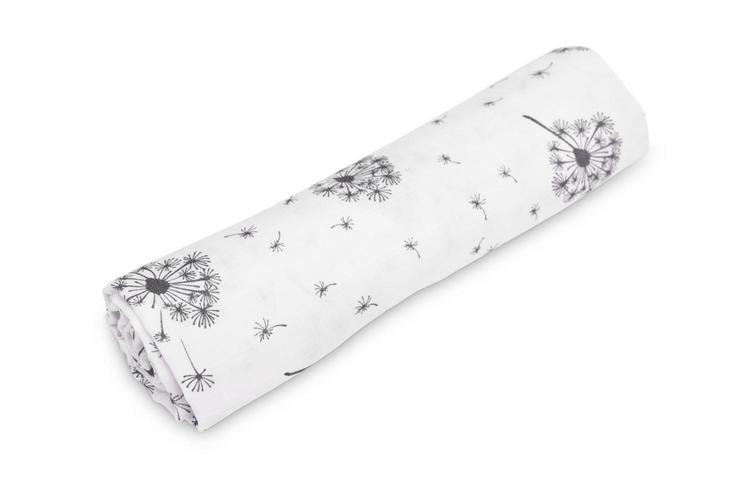 Муселинова Пелена За Повиване 120X120 – Глухарче --- BebeMama