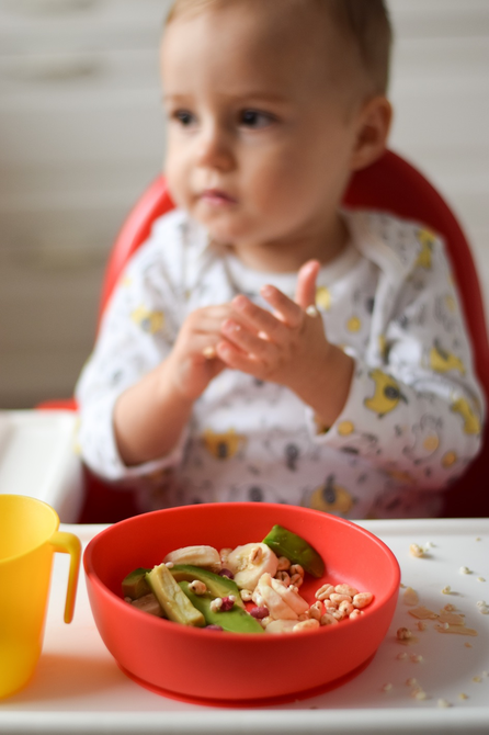 Чиния Doidy - Червена --- BebeMama