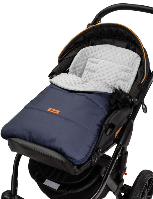 Чувалче Тъмносиньо/Светло Сиво --- BebeMama