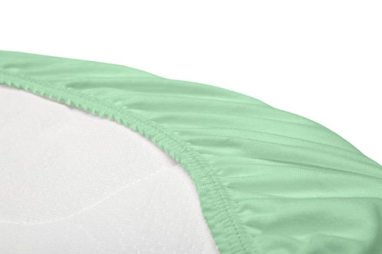 Sensillo Jersey Babakocsi Lepedő 75x35cm Menta