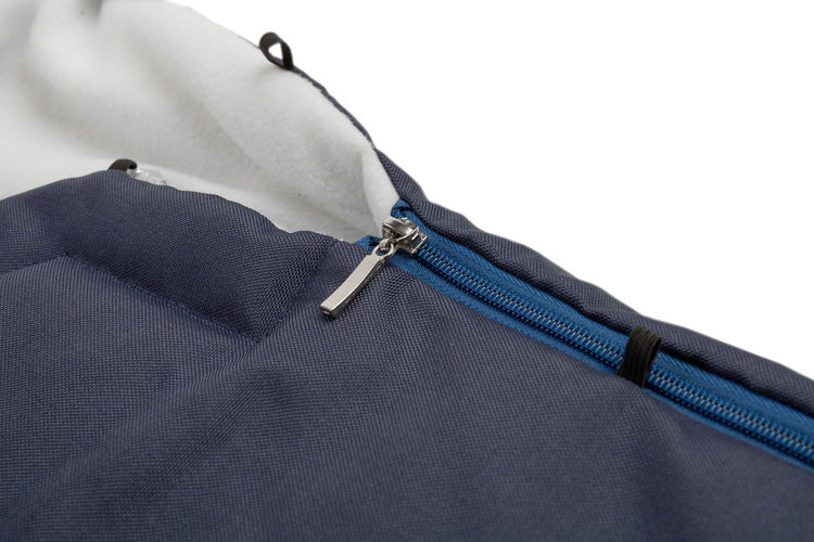 Чувалче За Детска Количка – Тъмносин Полар (95X40) --- BebeMama