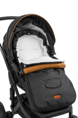 Чувалче За Детска Количка – Черен Полар (95X40) --- BebeMama